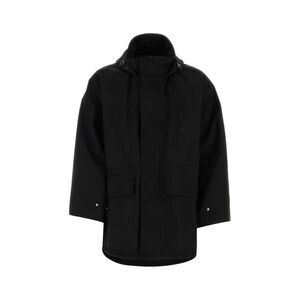 Wooyoungmi Men Black Nylon Windbreaker
